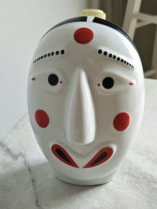 Jinro Other - Rare 1988 Jinro Soju Seoul Olympics Ceramic Mask Decanter Bottle